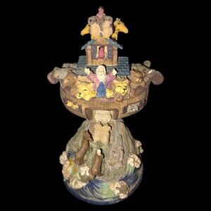 Noah's Ark Musical Figurine Plays When the Saints Go Marching In